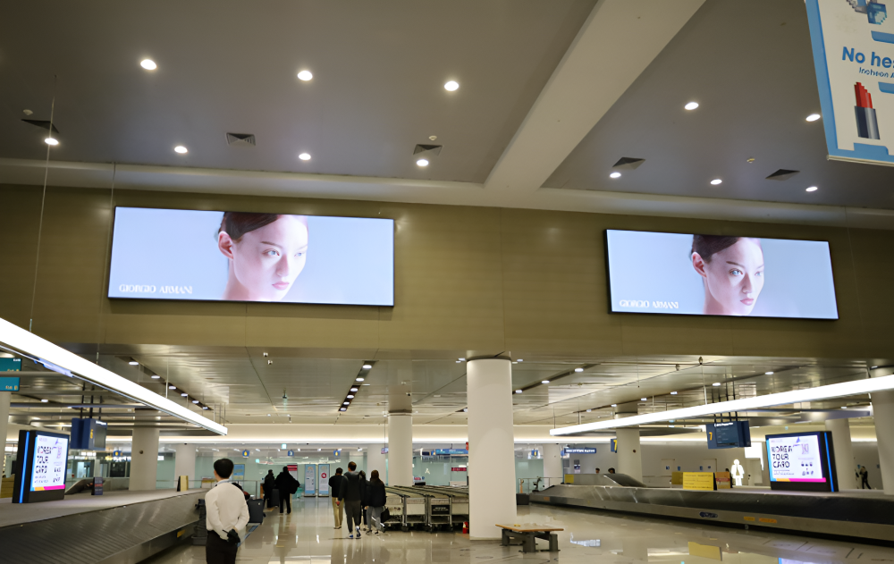 인천공항 LED 조명광고